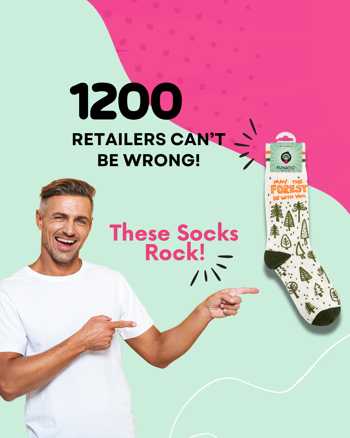 May The Forest Be With You Socks | Unisex