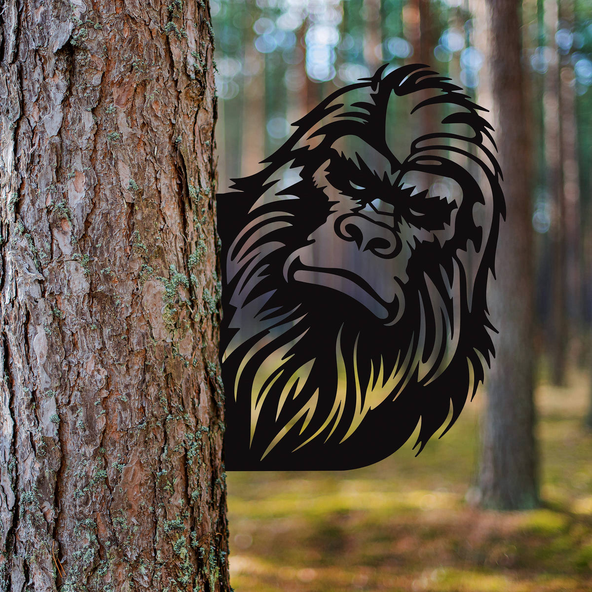Bigfoot Metal Outdoor Art