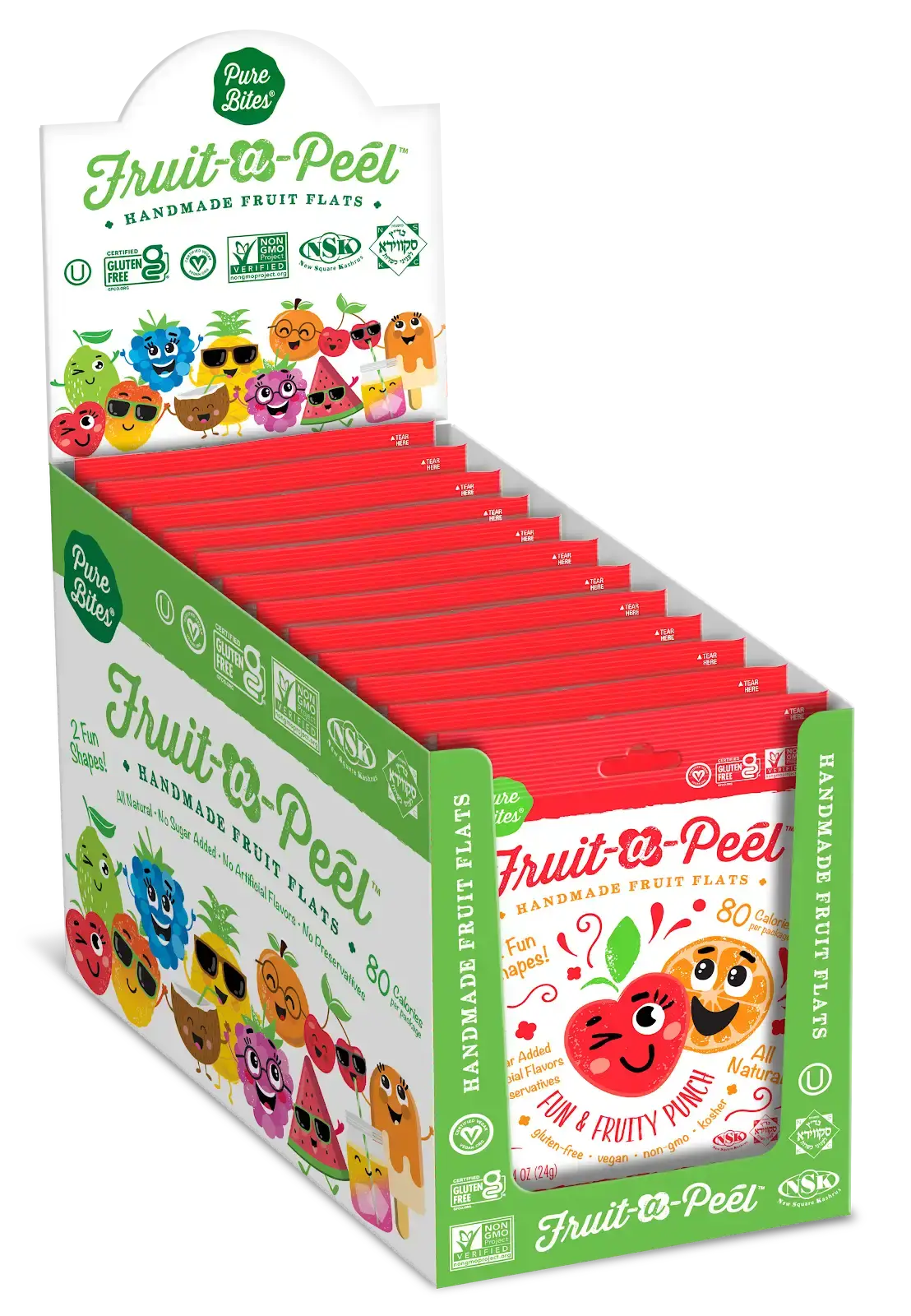 Fruit-a-Peel Fruity Punch Fruit Flats