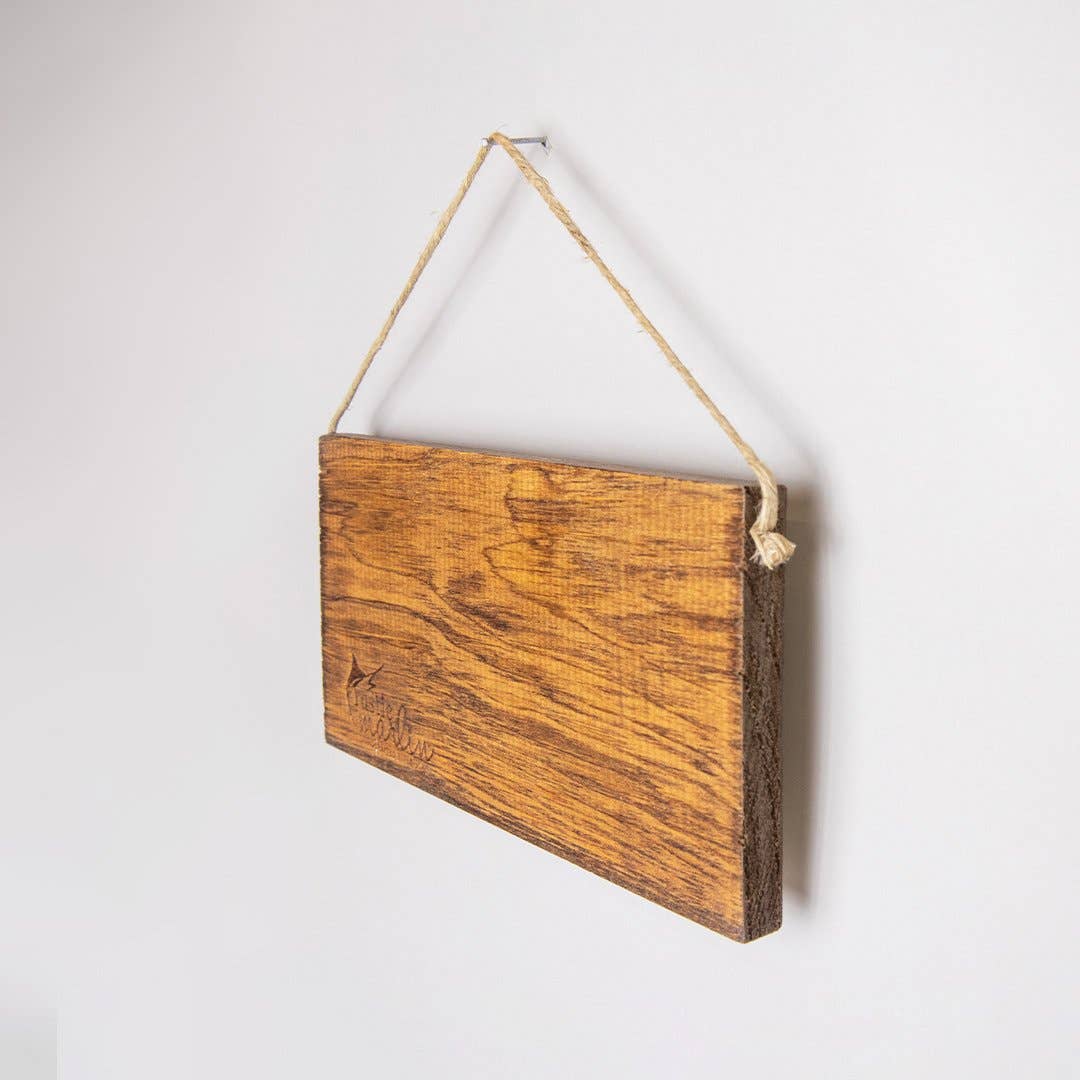 Wisp Ski Hanging Sign