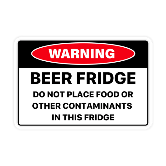 Beer Fridge Sticker