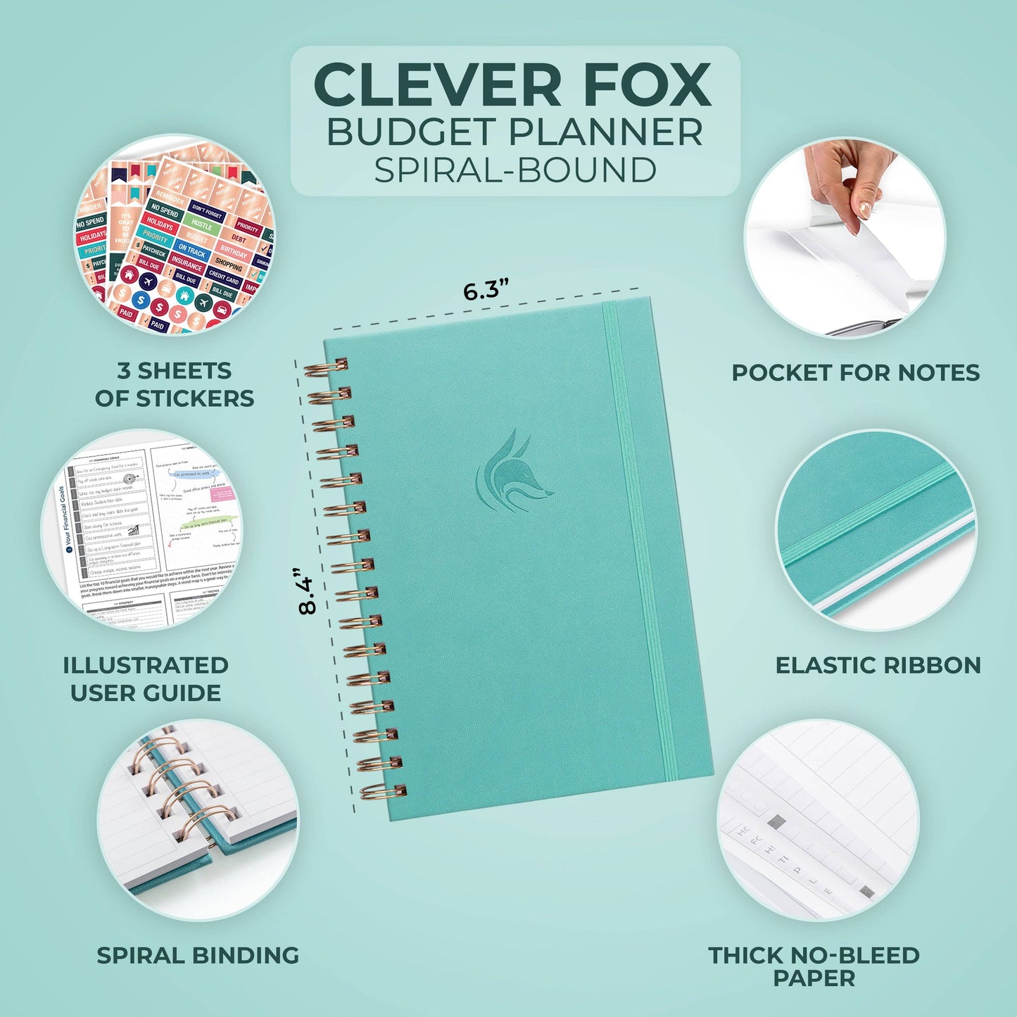 Budget Planner Spiral A5