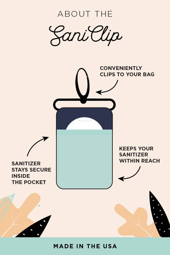 SaniClip Hand Sanitizer Holder