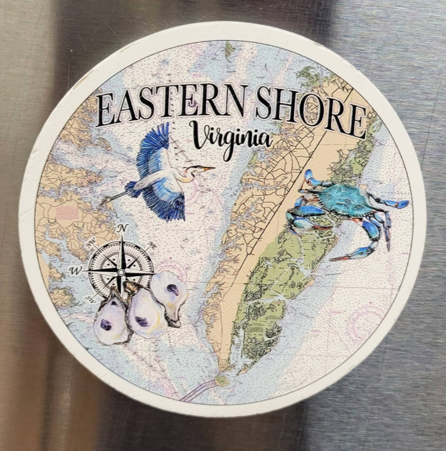 Deep Creek Round Magnet