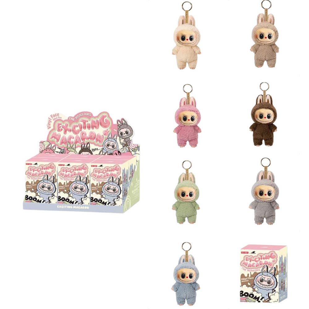 Monster Bunny Plush Doll Keychain