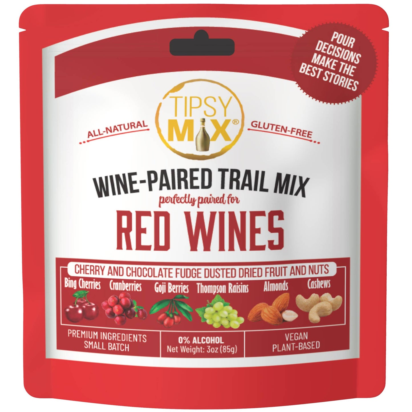 Wine-Paired Trail Mix - Red Wines