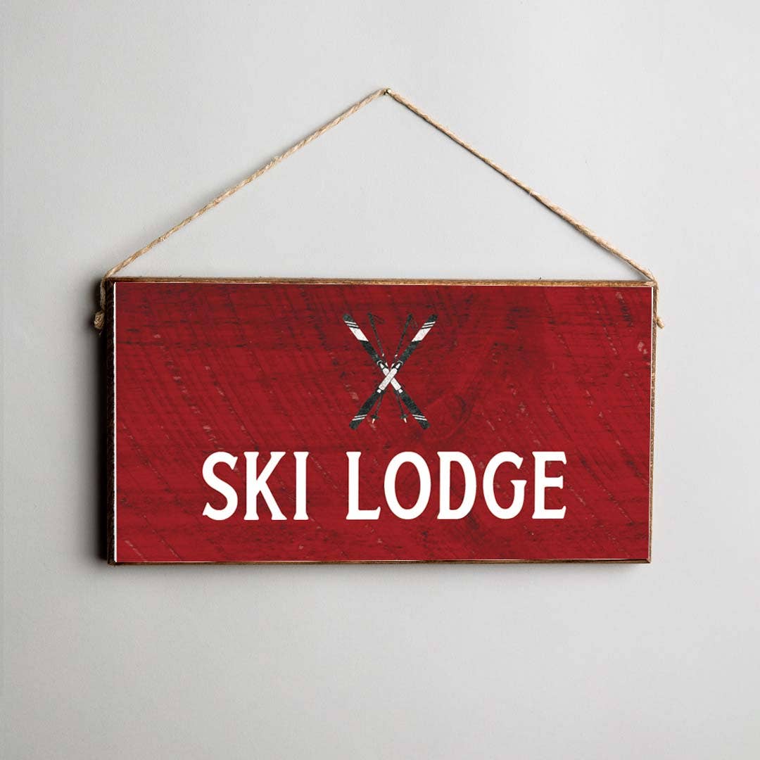 Wisp Ski Hanging Sign