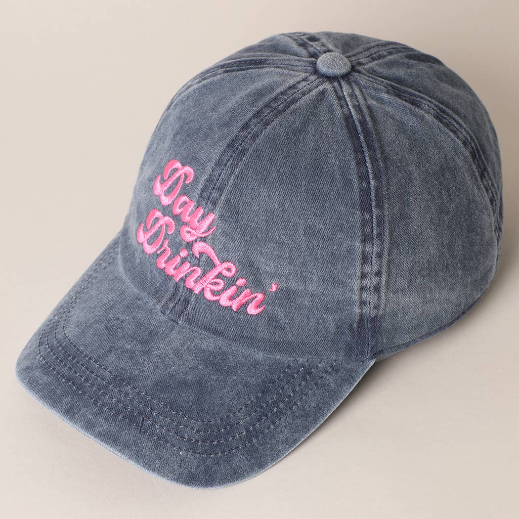 Day Drinkin' Embroidered Cap