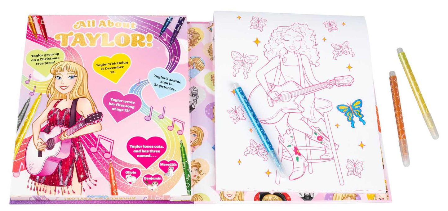 Sparkle with Taylor A Glitter Coloring Kit
