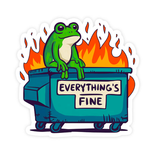 Everything's Fine Frog