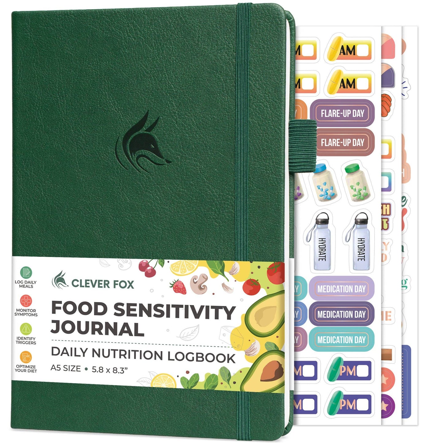 Clever Fox Planners - Food Sensitivity Journal