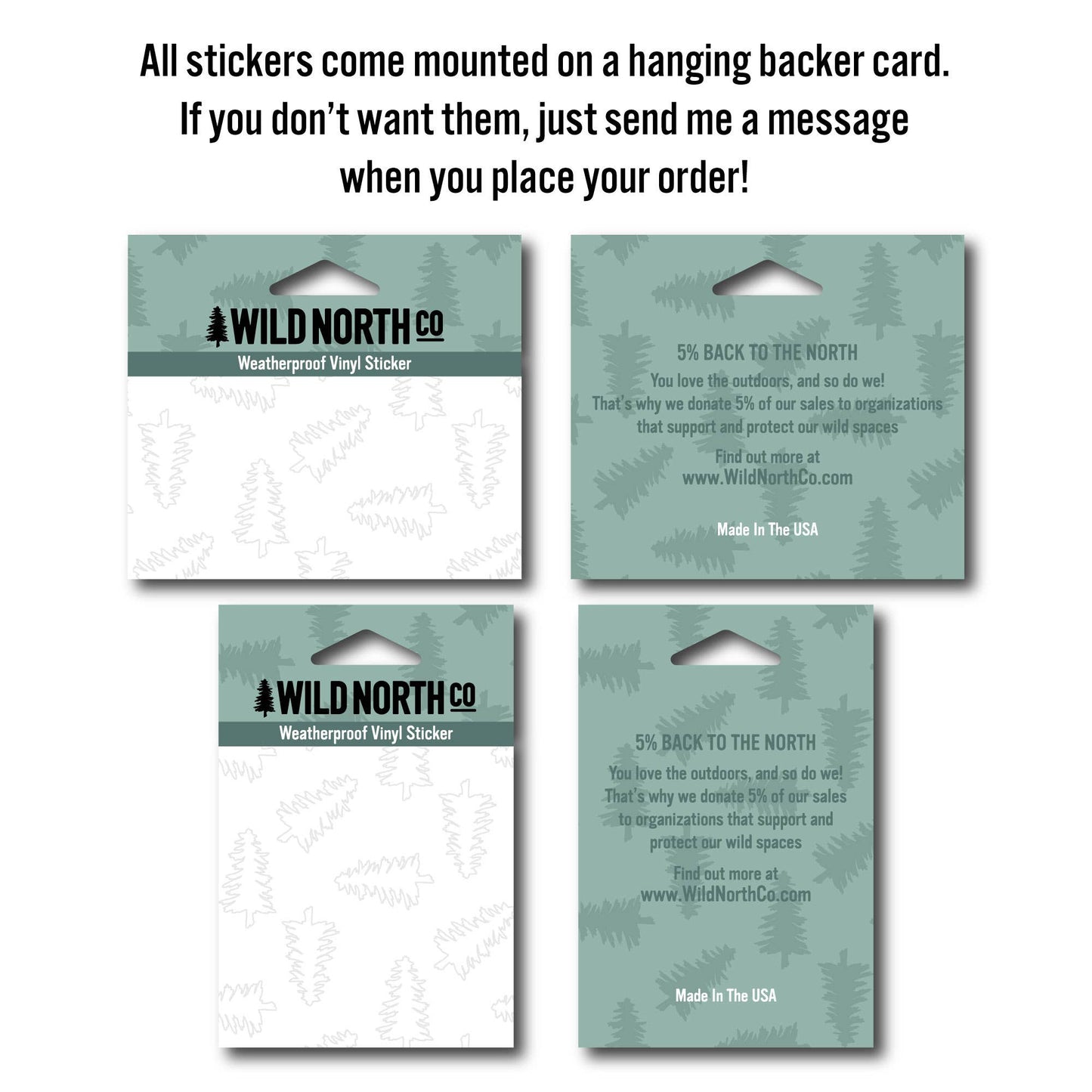 Wild North Co - Trailhead Kiosk Sticker