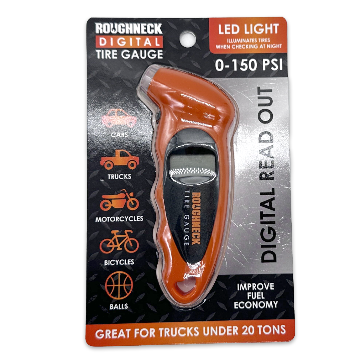 Digital Tire Gauge With LED Light