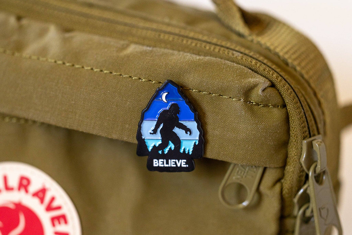Bigfoot Believe Pin