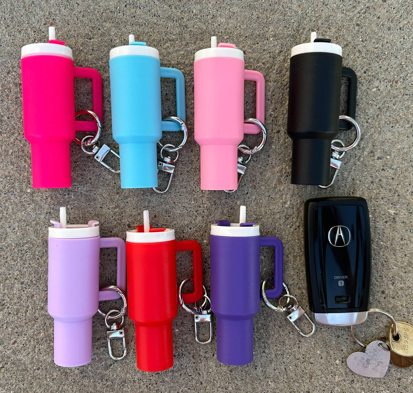 Plastic Tumbler Keychain