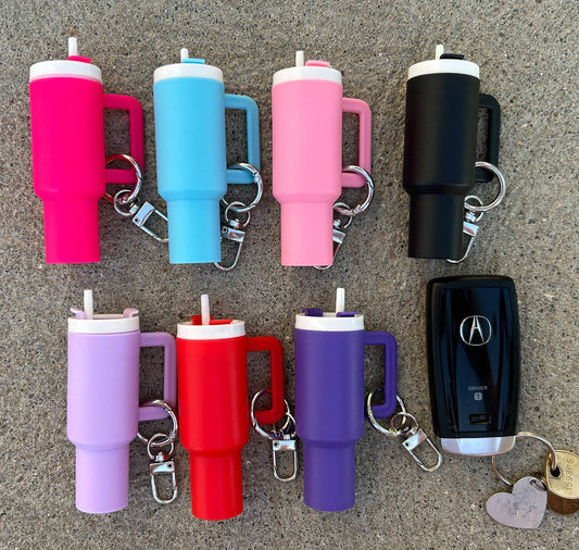 Plastic Tumbler Keychain