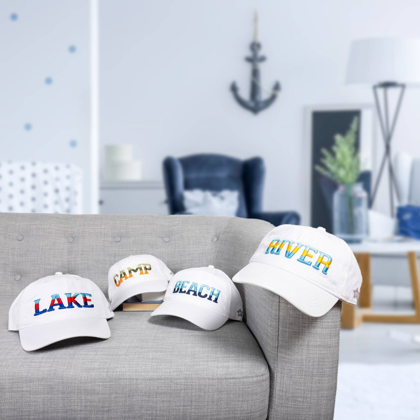 Pavilion - Lake - White Adjustable Hat