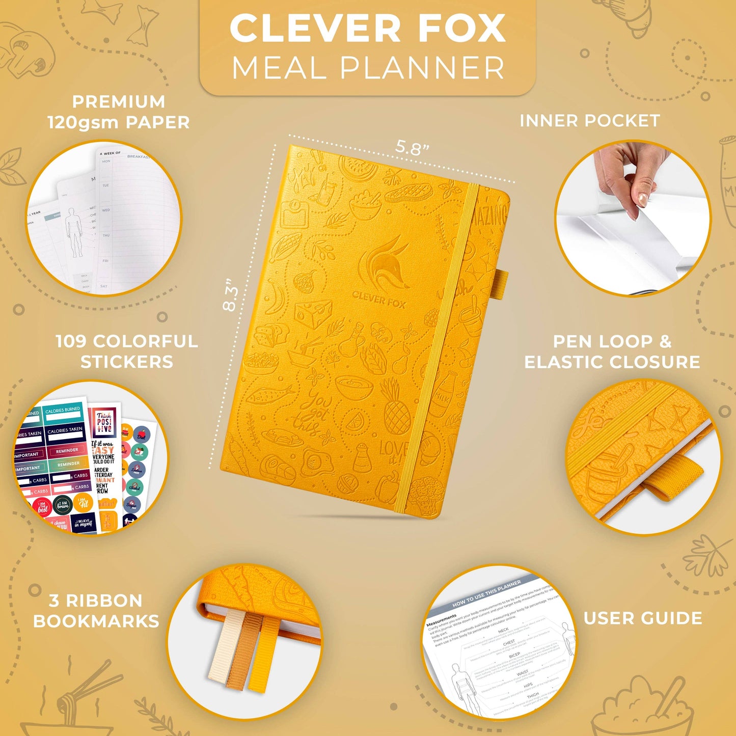 Clever Fox Planners - Meal Planner