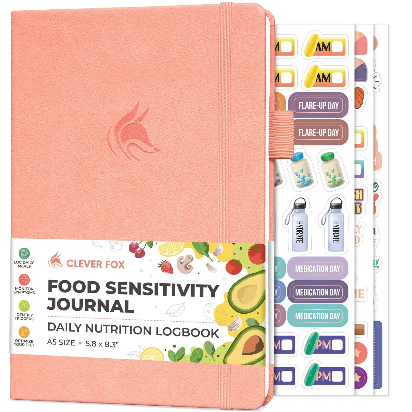 Clever Fox Planners - Food Sensitivity Journal