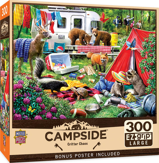Critter Chaos 300 Piece EZ Grip Jigsaw Puzzle