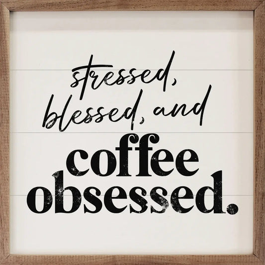 Coffee obsessed White