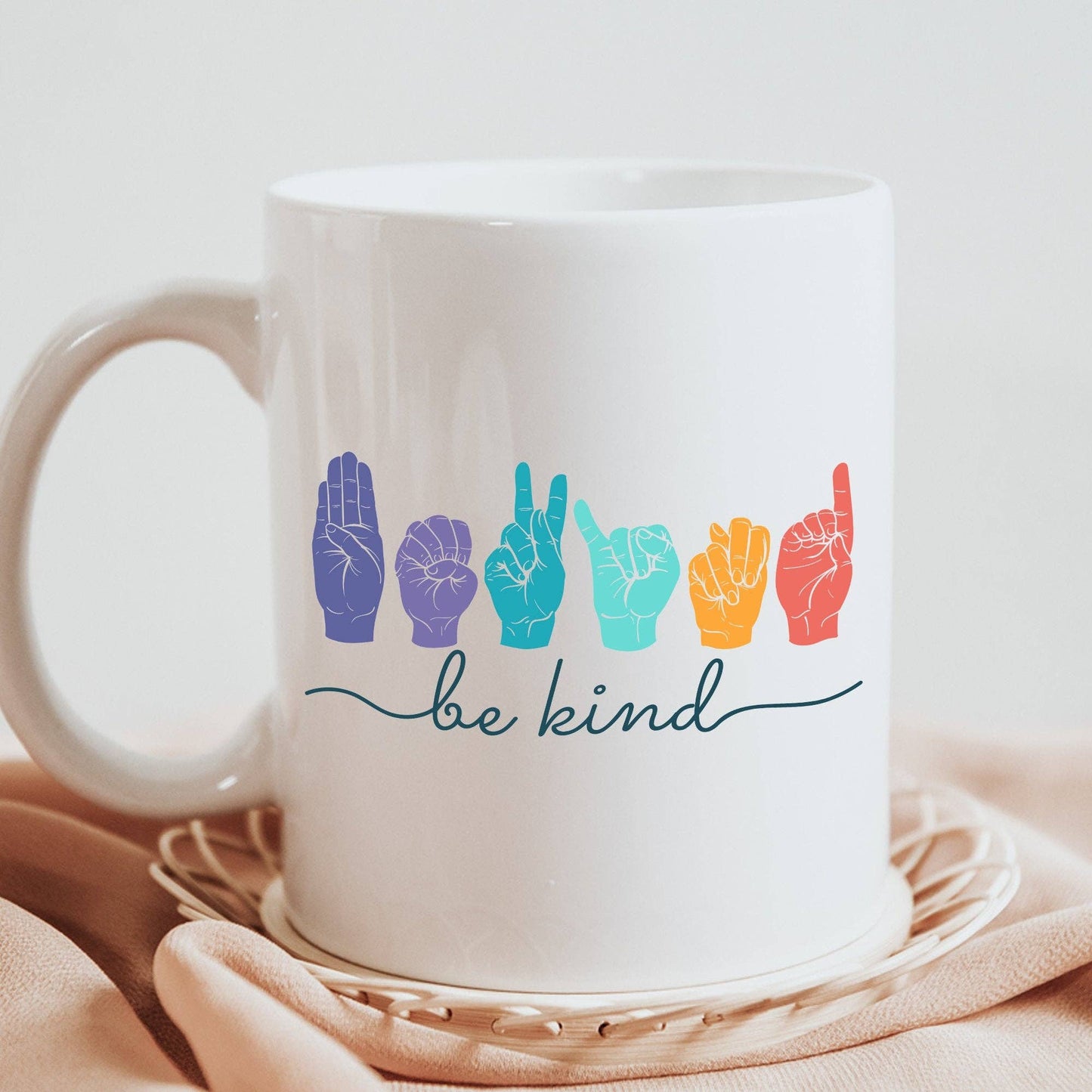 Be Kind ASL 11oz Coffee Mug