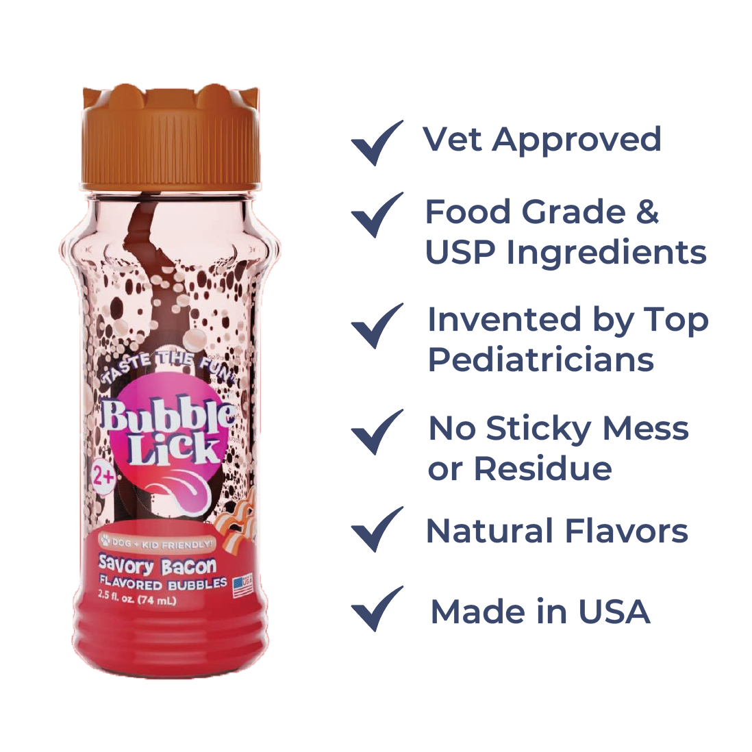 Pets Peanut Butter Swirl bubbles
