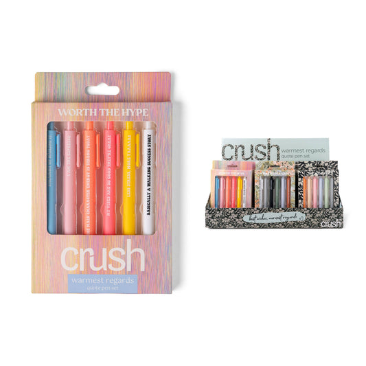 DM Merchandising - Crush Warmest Regards Quote Pen Set