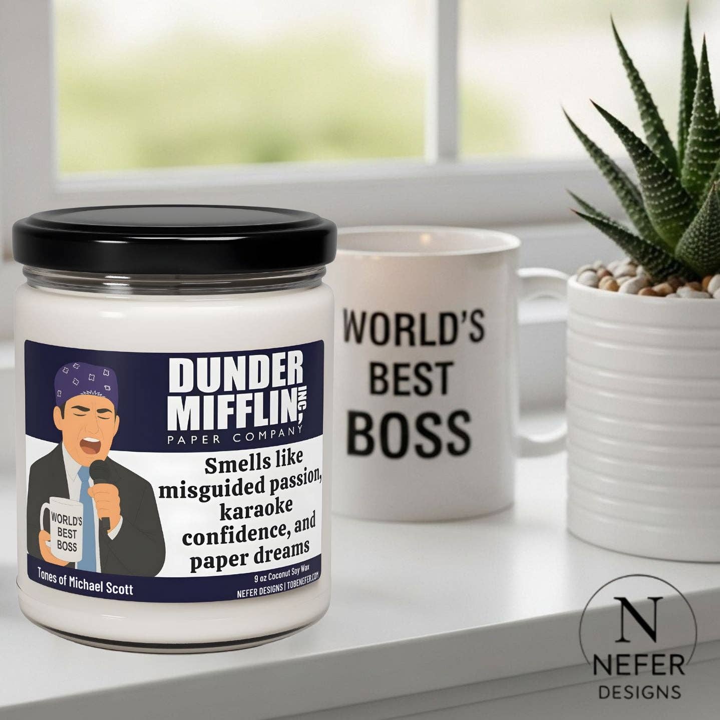 The Office Themed Scented Candle | Smells like Karaoke Nights