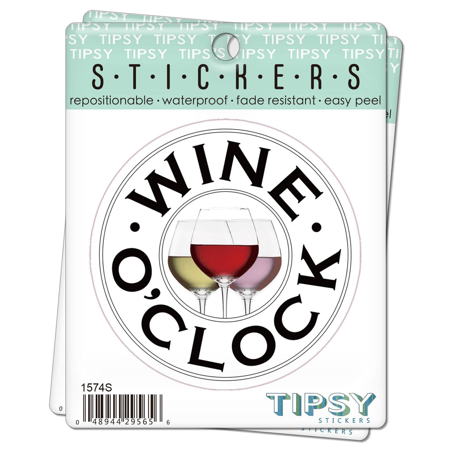 Sticker Wine O'clock