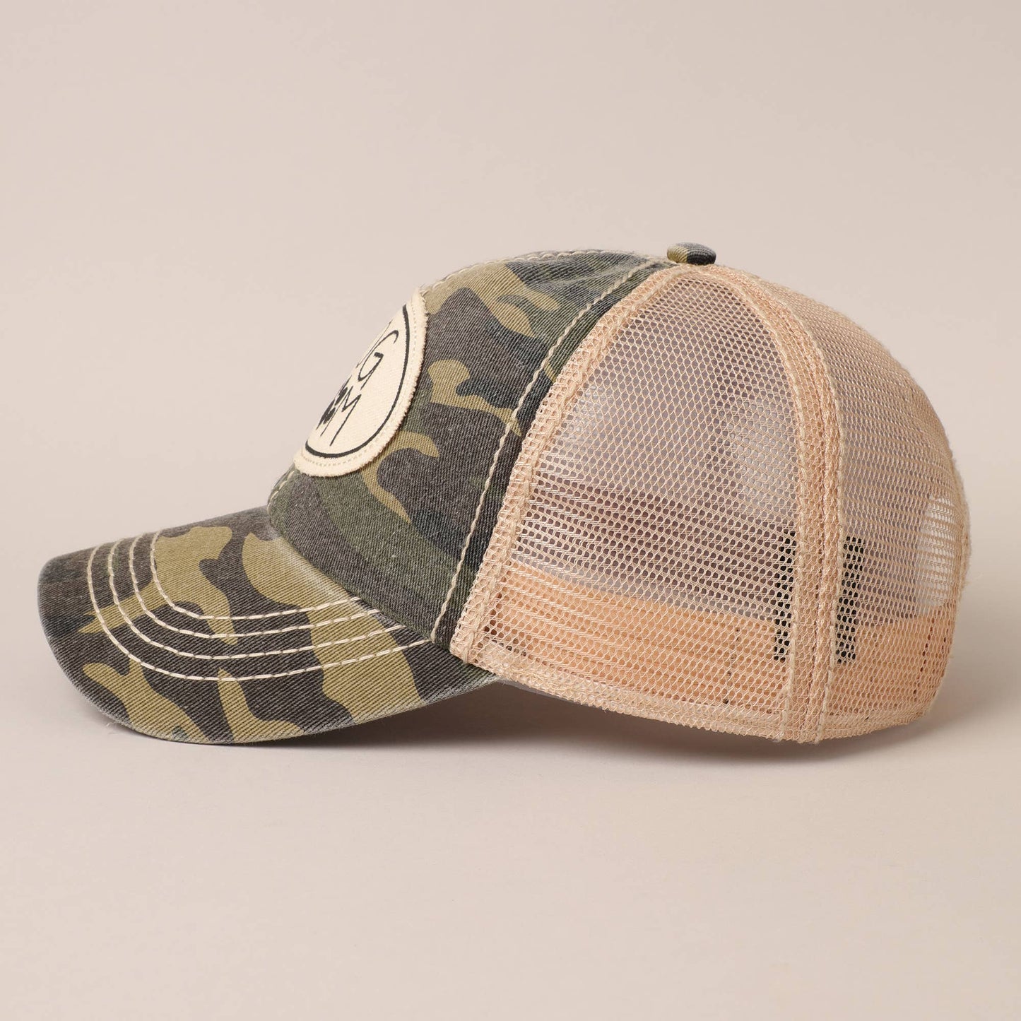 Dog Mom Canvas Mesh Back Cap