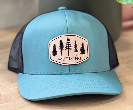 Pine Tree - Leather Patch Hat