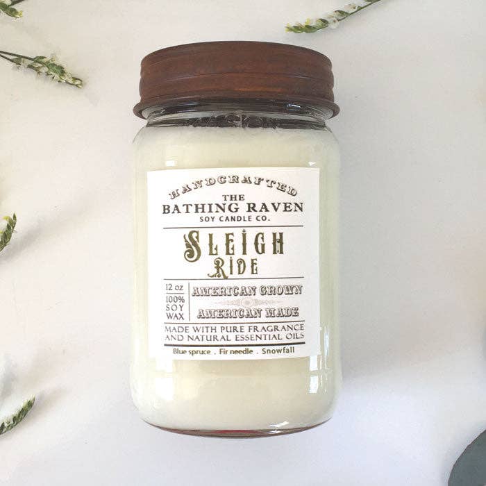 Sleigh Ride | Farmhouse Mason Collection Soy Candle