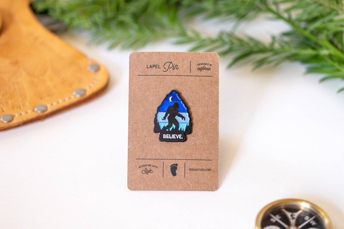 Bigfoot Believe Pin