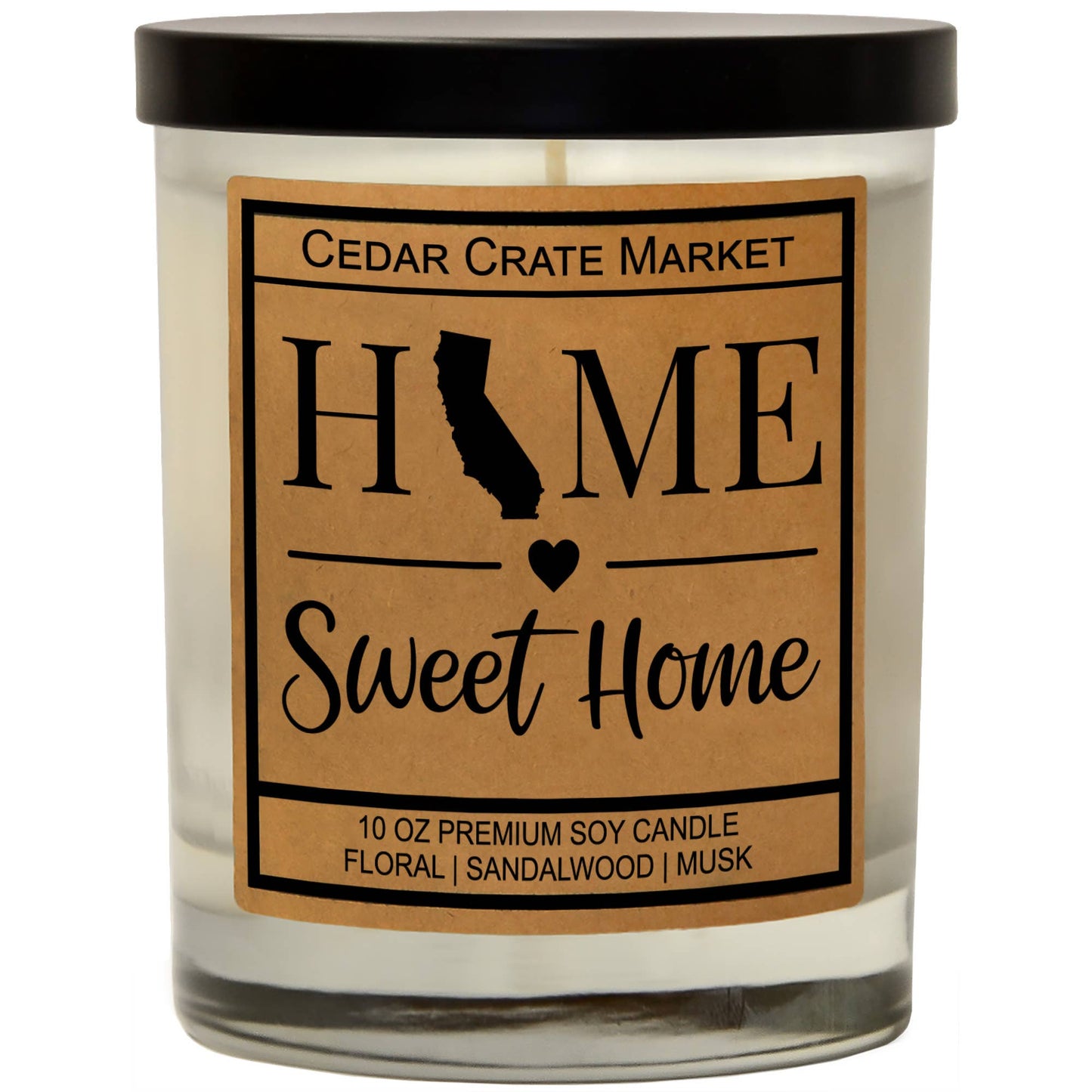 Home Sweet Home State Pride Candle