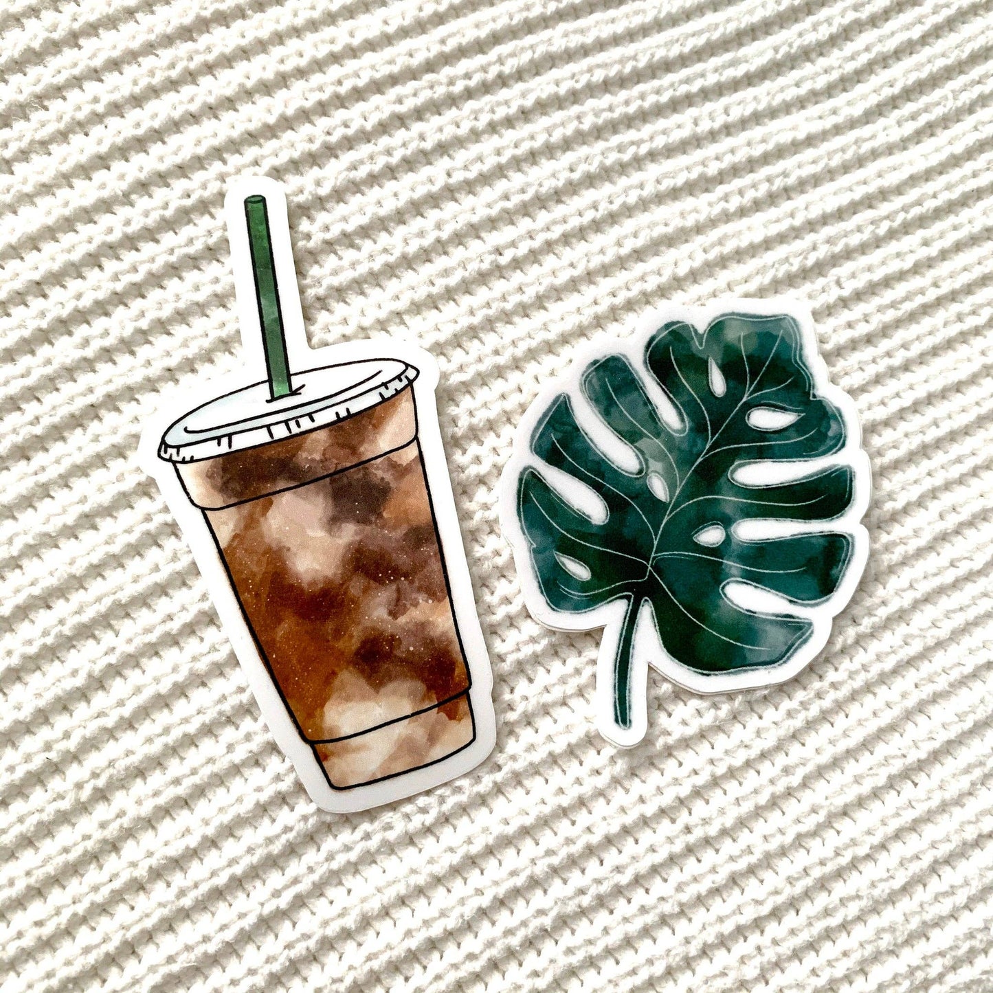 Elyse Breanne Design - Iced Coffee Sticker 4x2in.