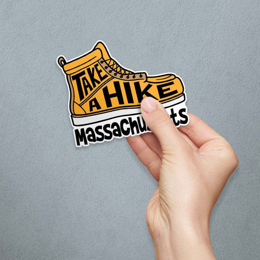RetroPlanet - Take A Hike Name Drop Die Cut Sticker
