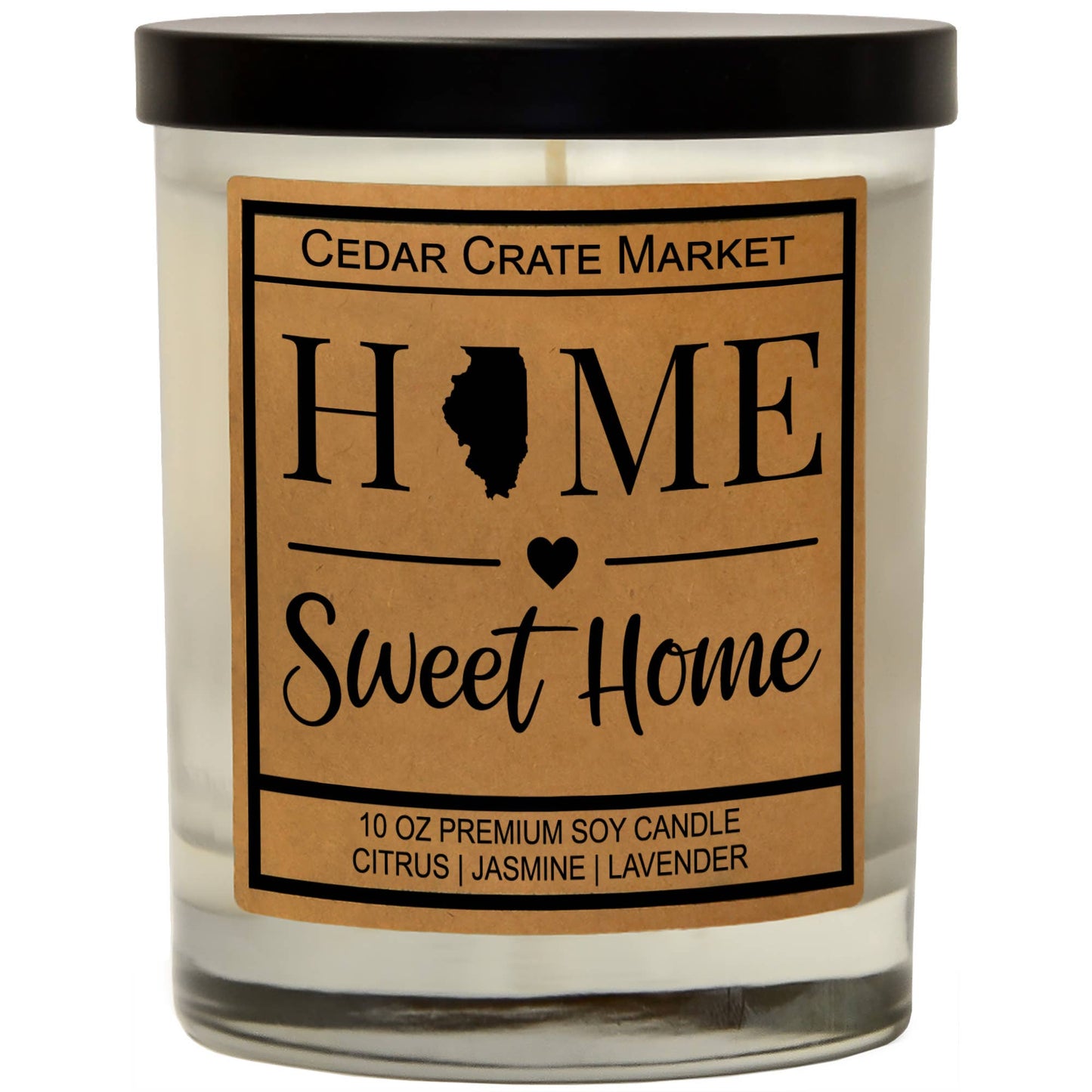 Home Sweet Home State Pride Candle