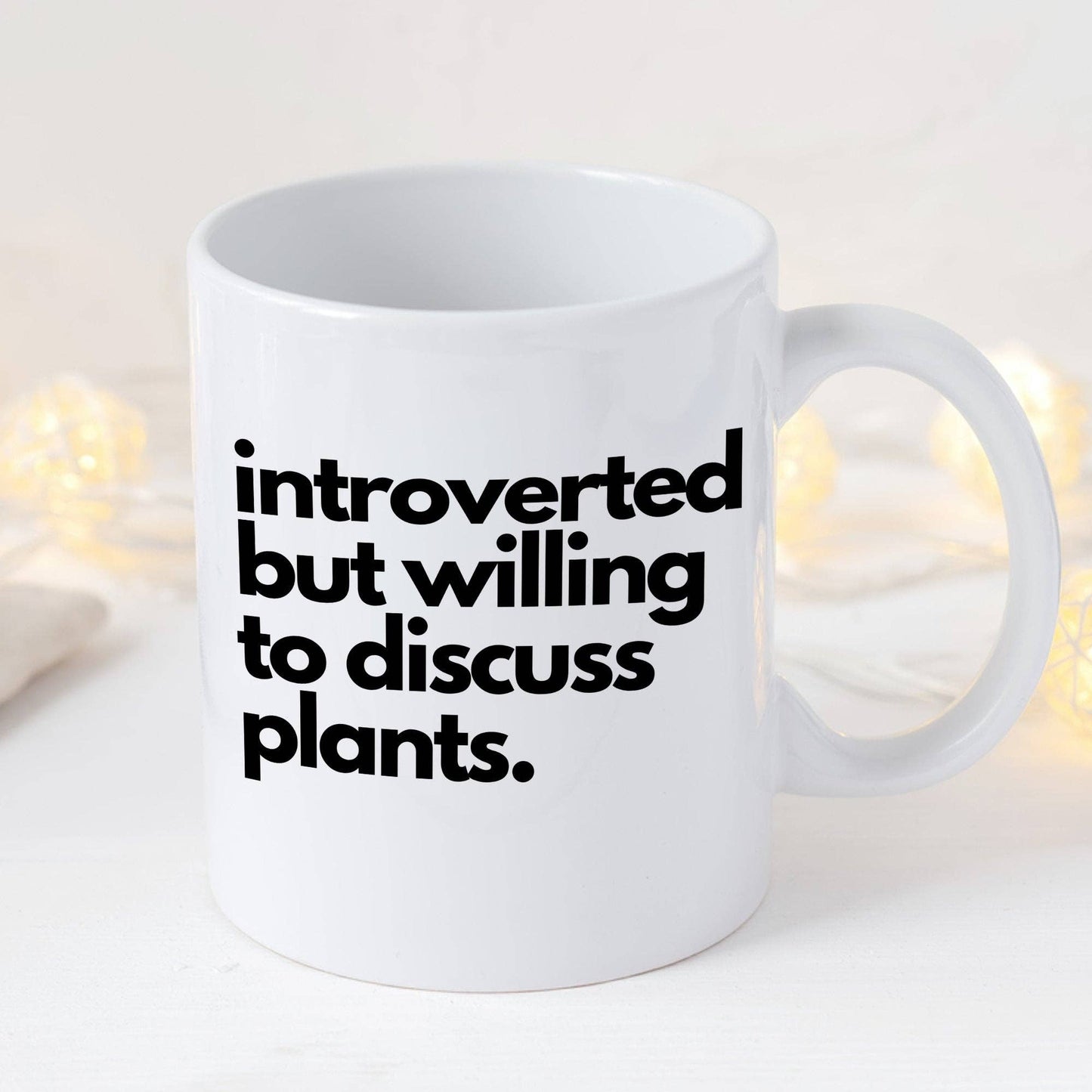 Willing To Discuss Plants Mug