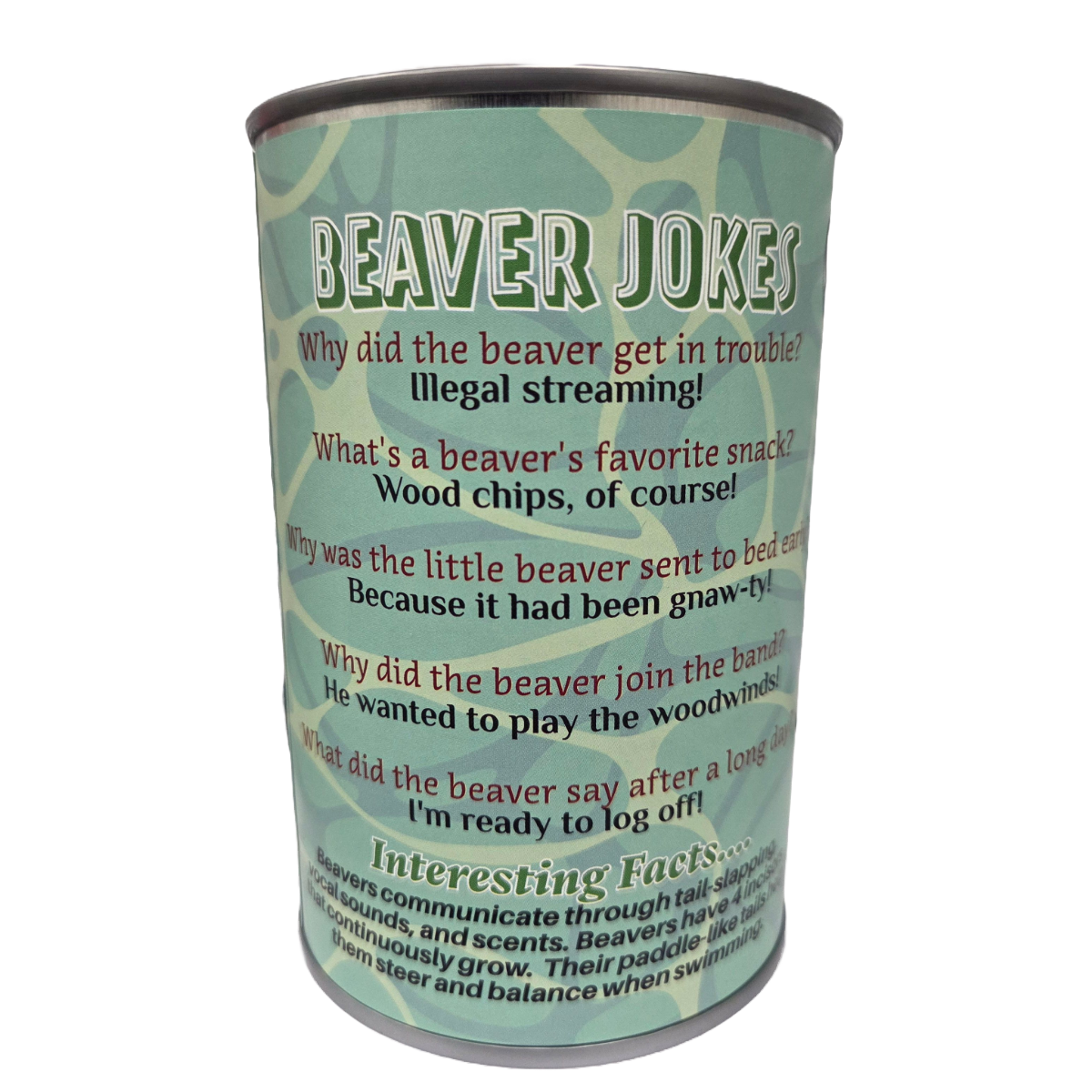 Chipper the Canned Beaver |