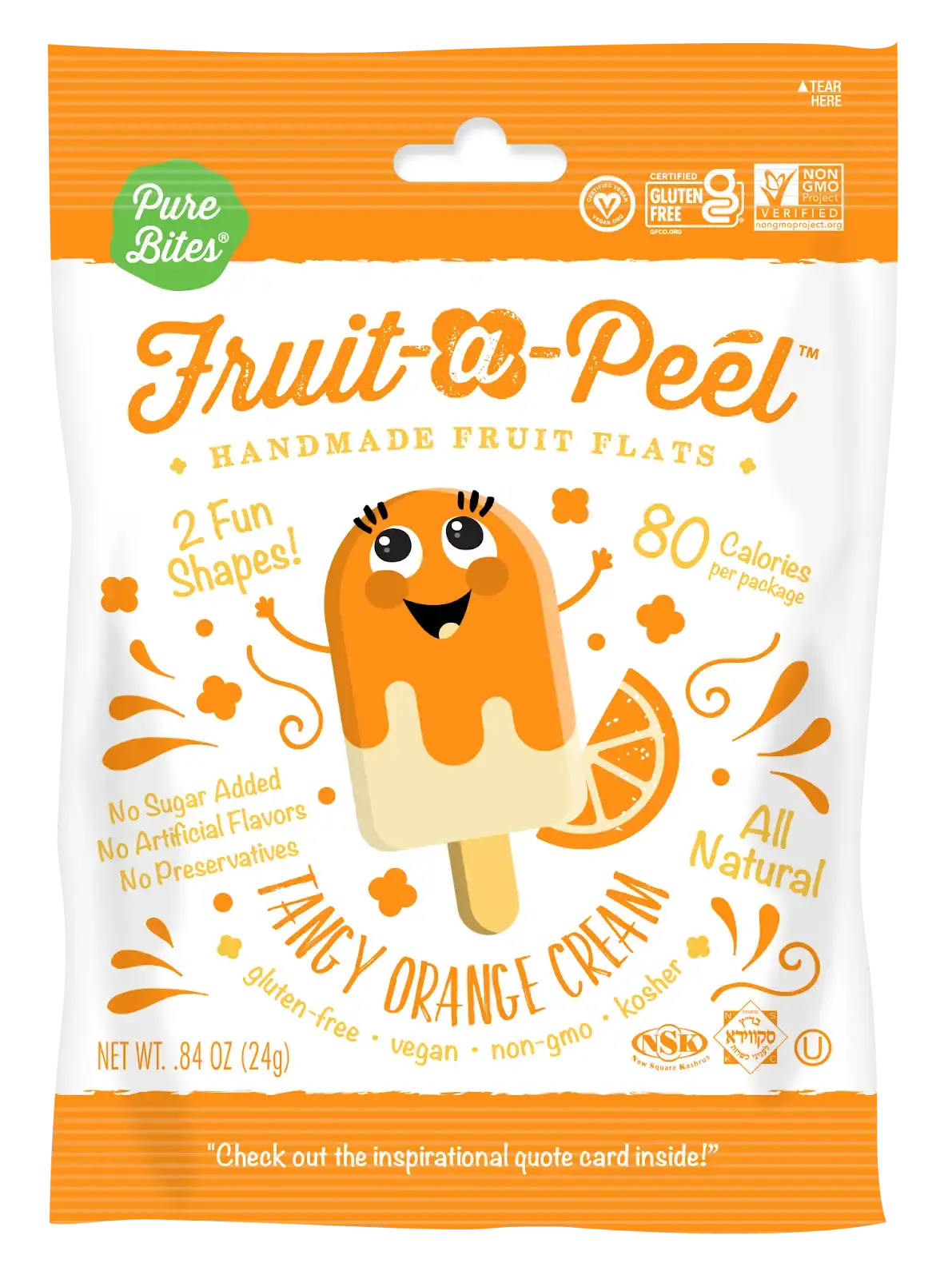 Fruit-a-Peel Tangy Orange Cream
