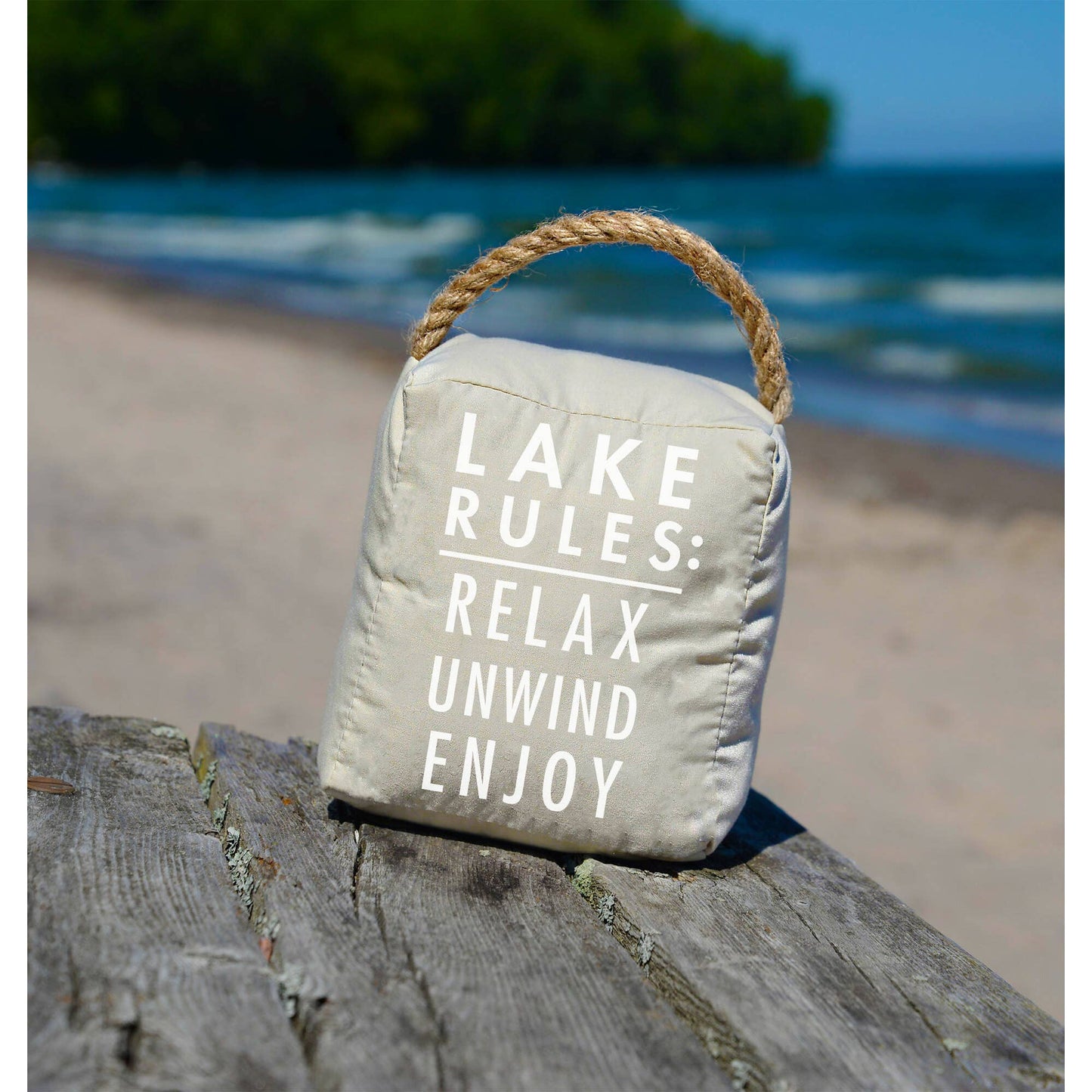 Pavilion - Lake Rules - 5" x 6" Door Stopper