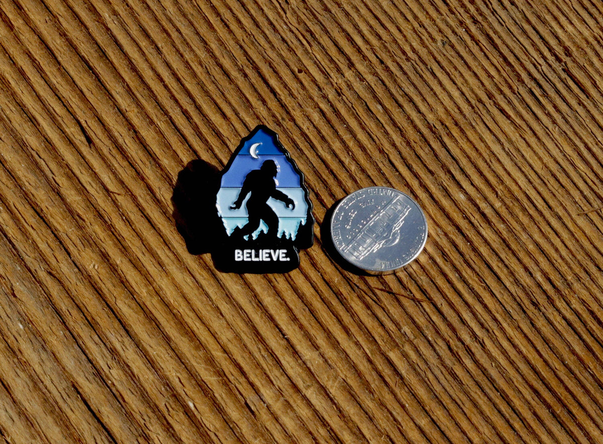 Bigfoot Believe Pin