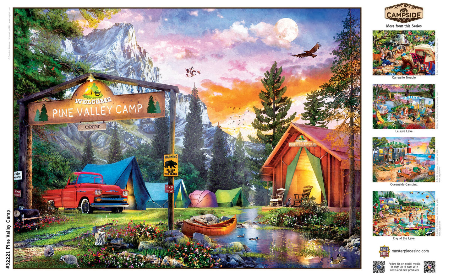 Campside - Pine Valley Camp 300 Piece EZ Grip Puzzle