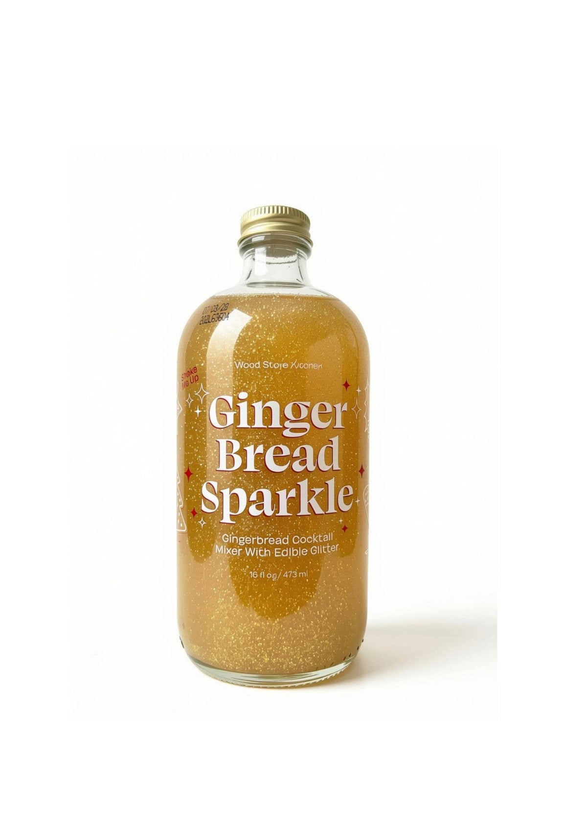 Gingerbread Sparkle Cocktail/Mocktail