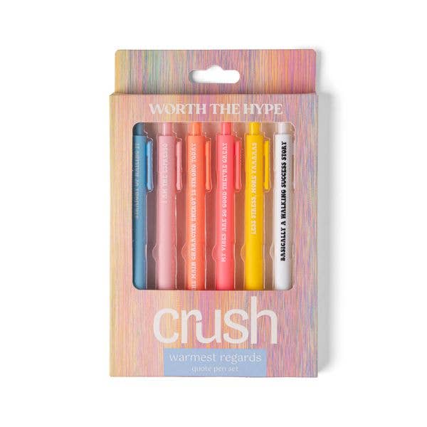 DM Merchandising - Crush Warmest Regards Quote Pen Set