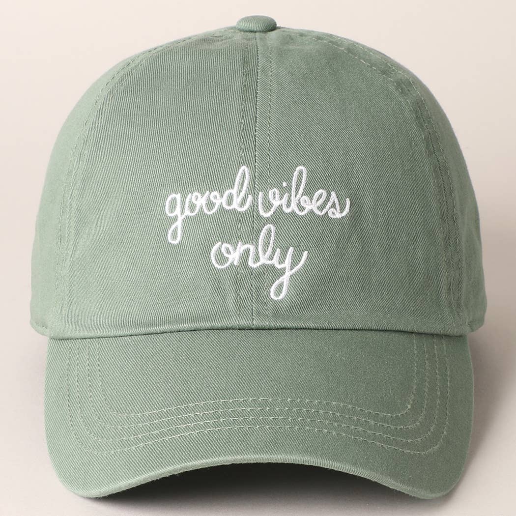 Good Vibes Only Cap