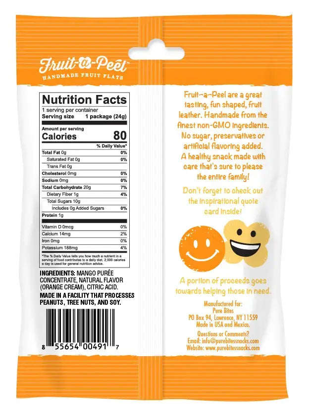 Fruit-a-Peel Tangy Orange Cream
