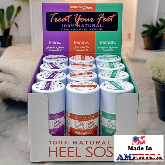 Heel SOS Display | 100% Natural