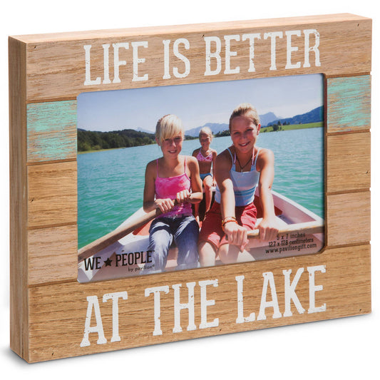 Pavilion - Lake People - 7.25" x 9" Frame
(Holds 5" x 7" photo)